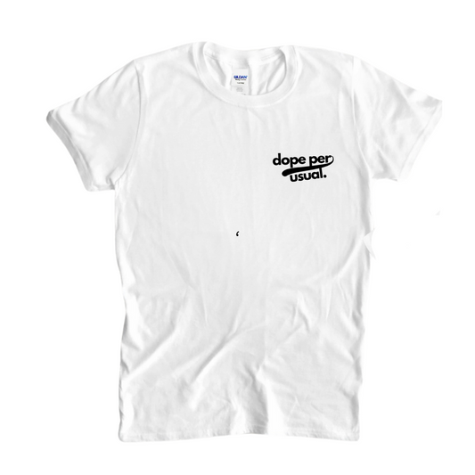 DOPE PER USUAL Logo T-SHIRT