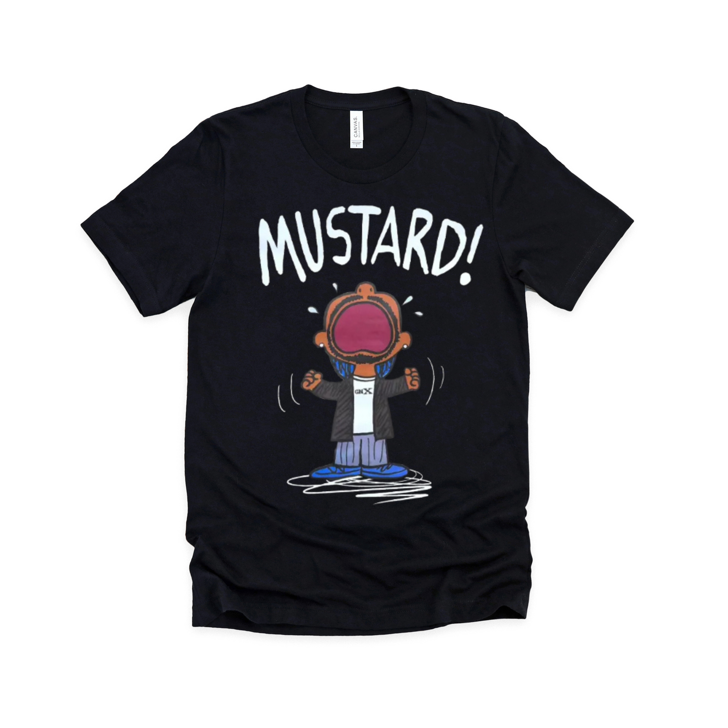 MUSTARD  FRANKLIN CHARLIE BROWN TEE