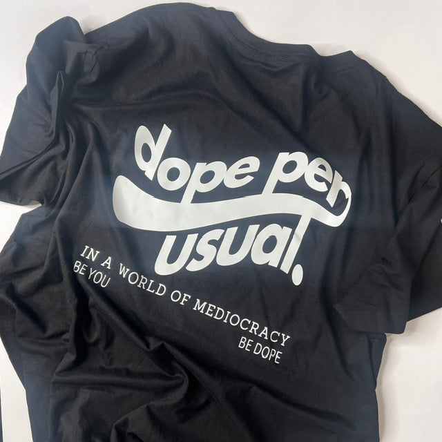 DOPE PER USUAL Logo T-SHIRT